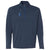 adidas Golf Men's Rich Blue/Bright Royal Mixed Media Quarter-Zip Jacket