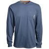 Timberland Men's Vintage Indigo PRO Base Plate Long-Sleeve T-Shirt