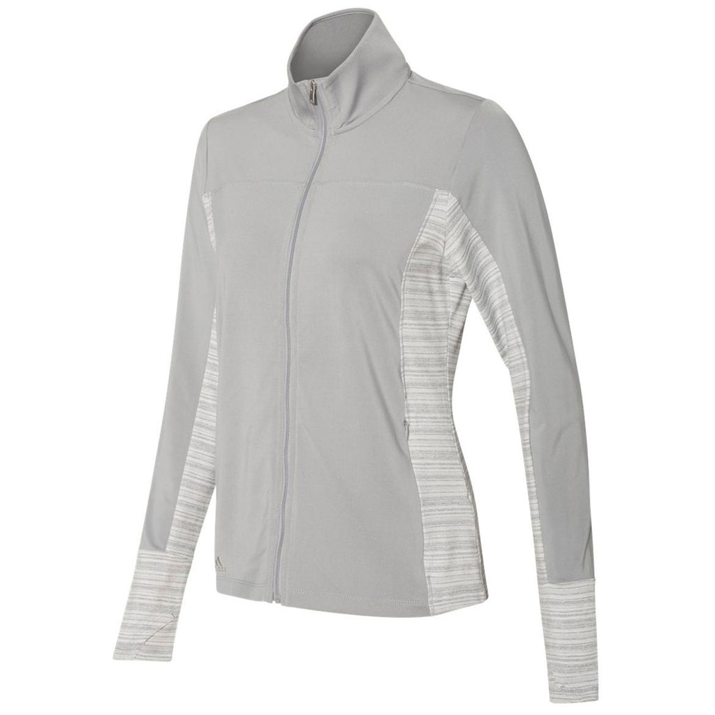 adidas Golf Women's Mid Grey Rangewear Full-Zip Jacket