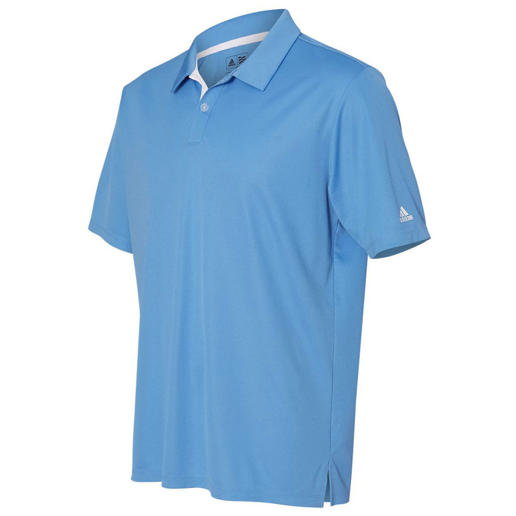 adidas Golf Men's Lucky Blue Gradient 3-Stripes Sport Shirt