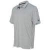 adidas Golf Men's Mid Grey Gradient 3-Stripes Sport Shirt