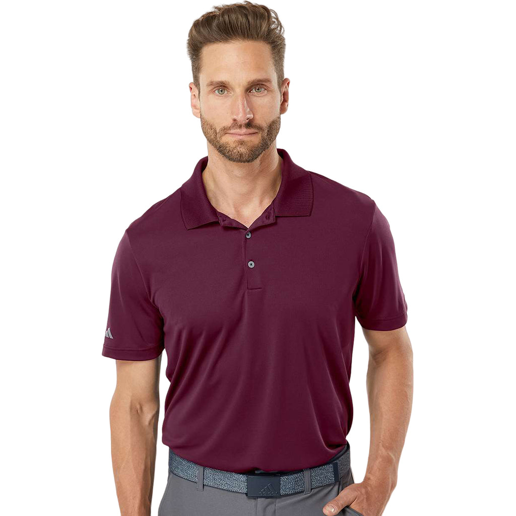 adidas Golf Men's Maroon Performance Sport Shirt