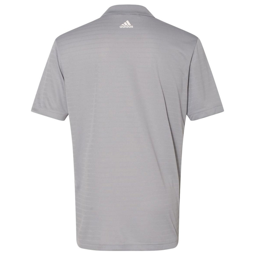 adidas Golf Men's Mid Grey Shadow Stripe Sport Shirt