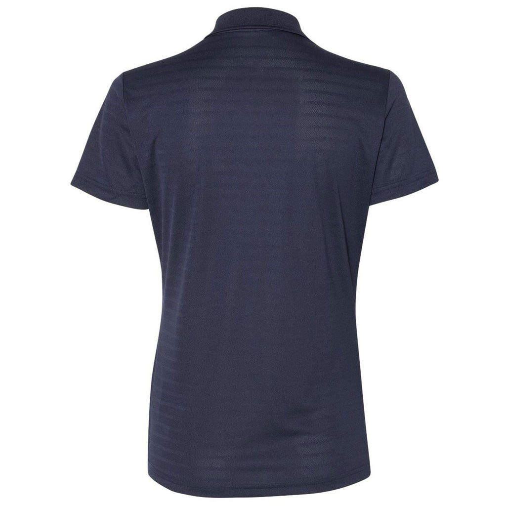 adidas Golf Women's Navy Shadow Stripe Sport Shirt