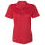 adidas Golf Women's Power Red Shadow Stripe Sport Shirt