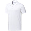 adidas Golf Men's White Cotton Hand Polo