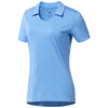 adidas Golf Women's Light Blue Cotton Hand Polo