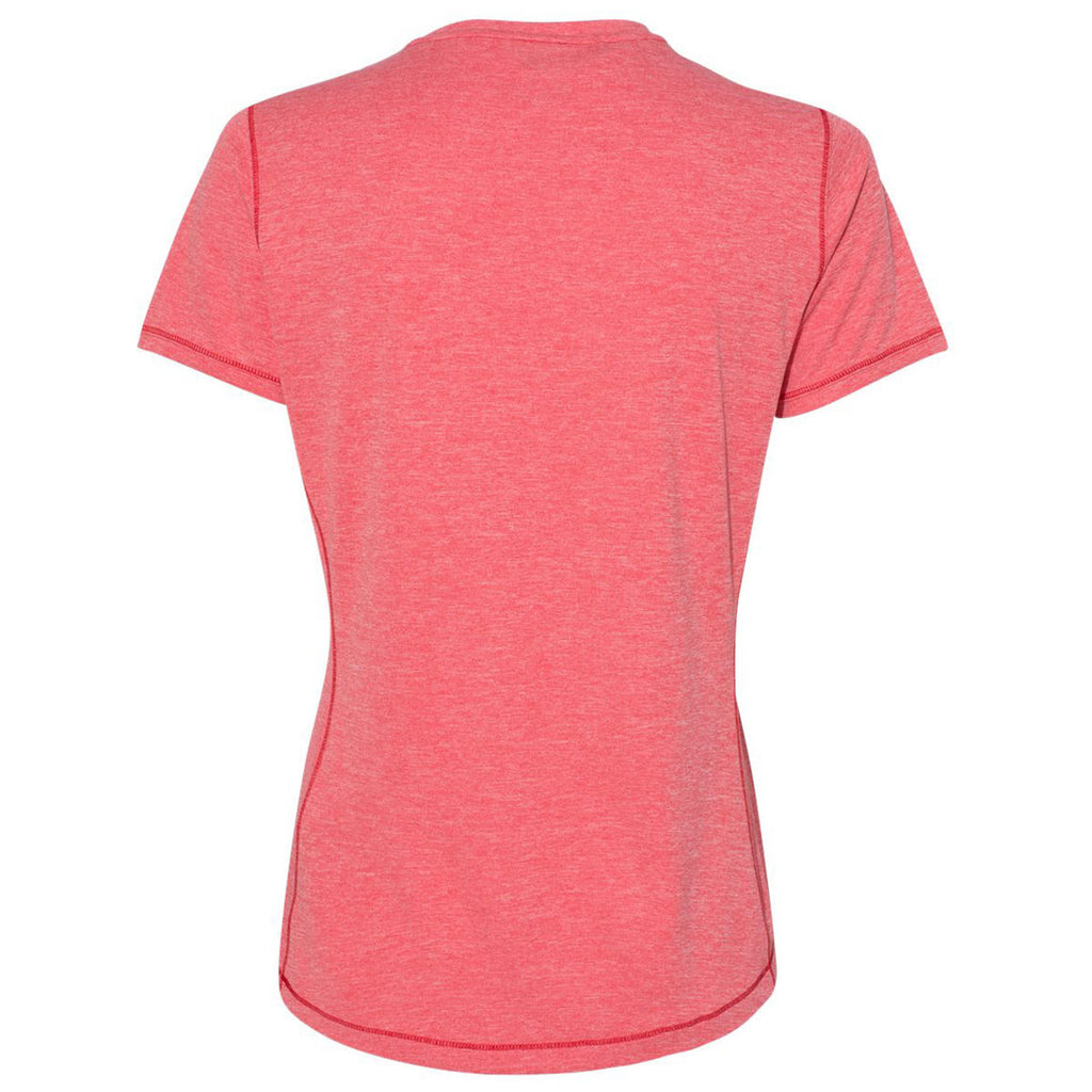 adidas Women's Power Red Heather Sport T-Shirt