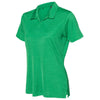 adidas Women's Team Green Melange Sport Polo