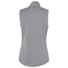 adidas Women's Grey Three Lifestyle Textured Full Zip Vest