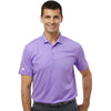 Adidas Men's Light Flash Purple Basic Sport Polo