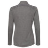 adidas Women's Grey Five Heather Heathered Quarter Zip