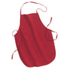 Port Authority Red Full Length Apron