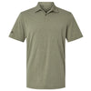 Adidas Men's Olive Strata Melange Blend Polo