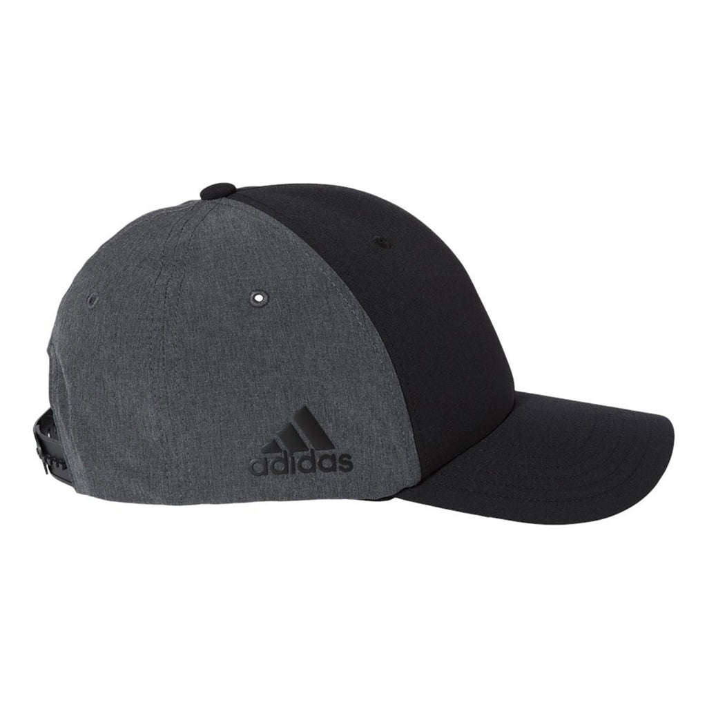 adidas Black Heathered Back Cap