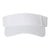 adidas White Poly Textured Visor