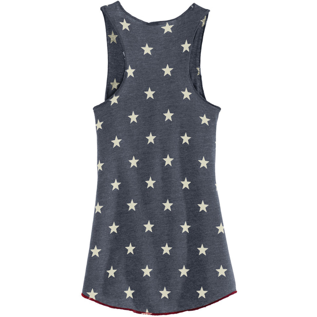 Alternative Apparel Women's Stars Meegs Eco-Jersey Racer Tank