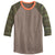 Alternative Apparel Men's Camo Eco-Jersey Baseball T-Shirt