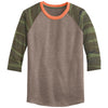 Alternative Apparel Men's Camo Eco-Jersey Baseball T-Shirt