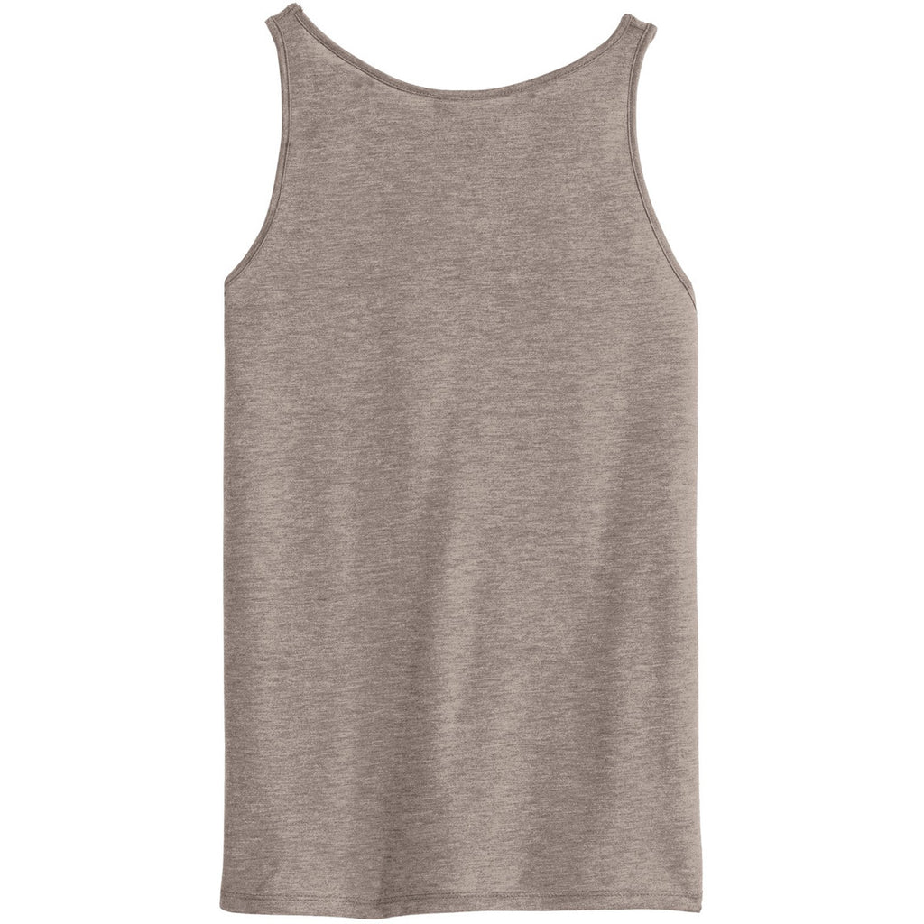 Alternative Apparel Women's Dirty Heather Airy Melange Burnout Tank