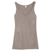 Alternative Apparel Women's Dirty Heather Airy Melange Burnout Tank