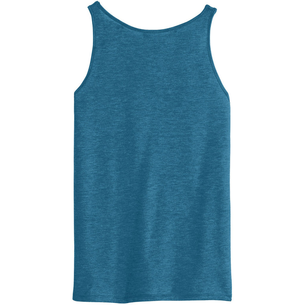 Alternative Apparel Women's Peacock Heather Airy Melange Burnout Tank