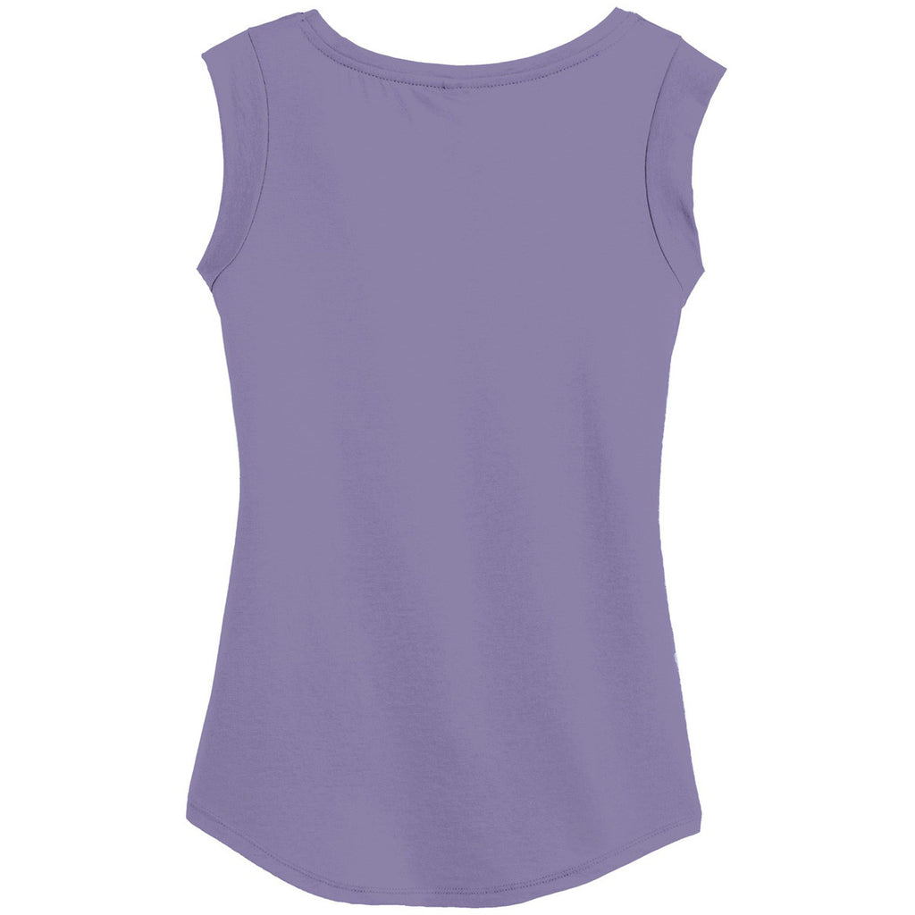 Alternative Apparel Women's Dusty Plum Cap Sleeve Satin Jersey Crew T-Shirt