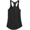 Alternative Apparel Women's Black Shirttail Satin Jersey Tank