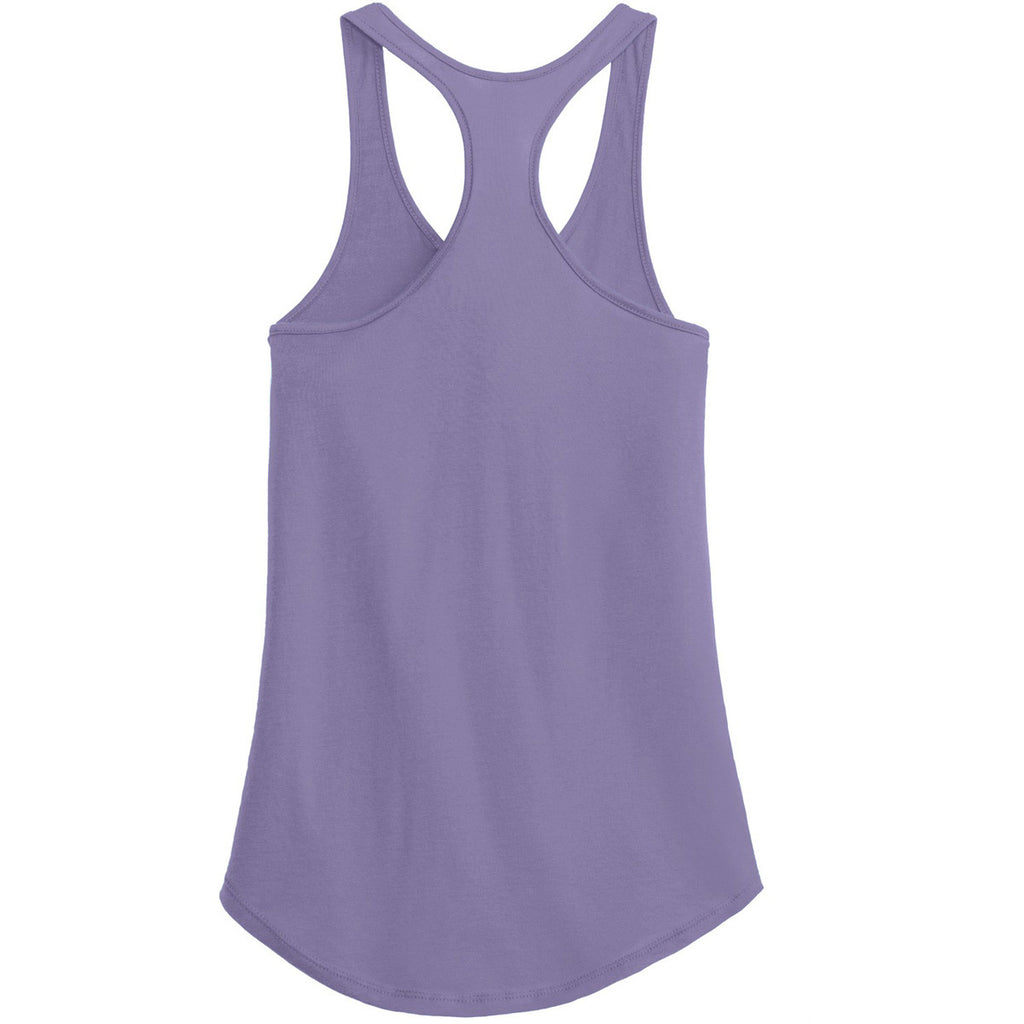 Alternative Apparel Women's Dusty Plum Shirttail Satin Jersey Tank