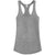 Alternative Apparel Women's Heather Grey Shirttail Satin Jersey Tank