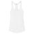 Alternative Apparel Women's White Shirttail Satin Jersey Tank