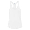 Alternative Apparel Women's White Shirttail Satin Jersey Tank