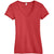 Alternative Apparel Women's Red The Keepsake V-Neck Vintage 50/50 Tee