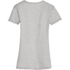 Alternative Apparel Women's Silver The Keepsake V-Neck Vintage 50/50 Tee