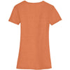 Alternative Apparel Women's Southern Orange The Keepsake V-Neck Vintage 50/50 Tee