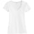 Alternative Apparel Women's White The Keepsake V-Neck Vintage 50/50 Tee