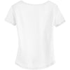 Alternative Apparel Women's White Backstage Vintage 50/50 Tee