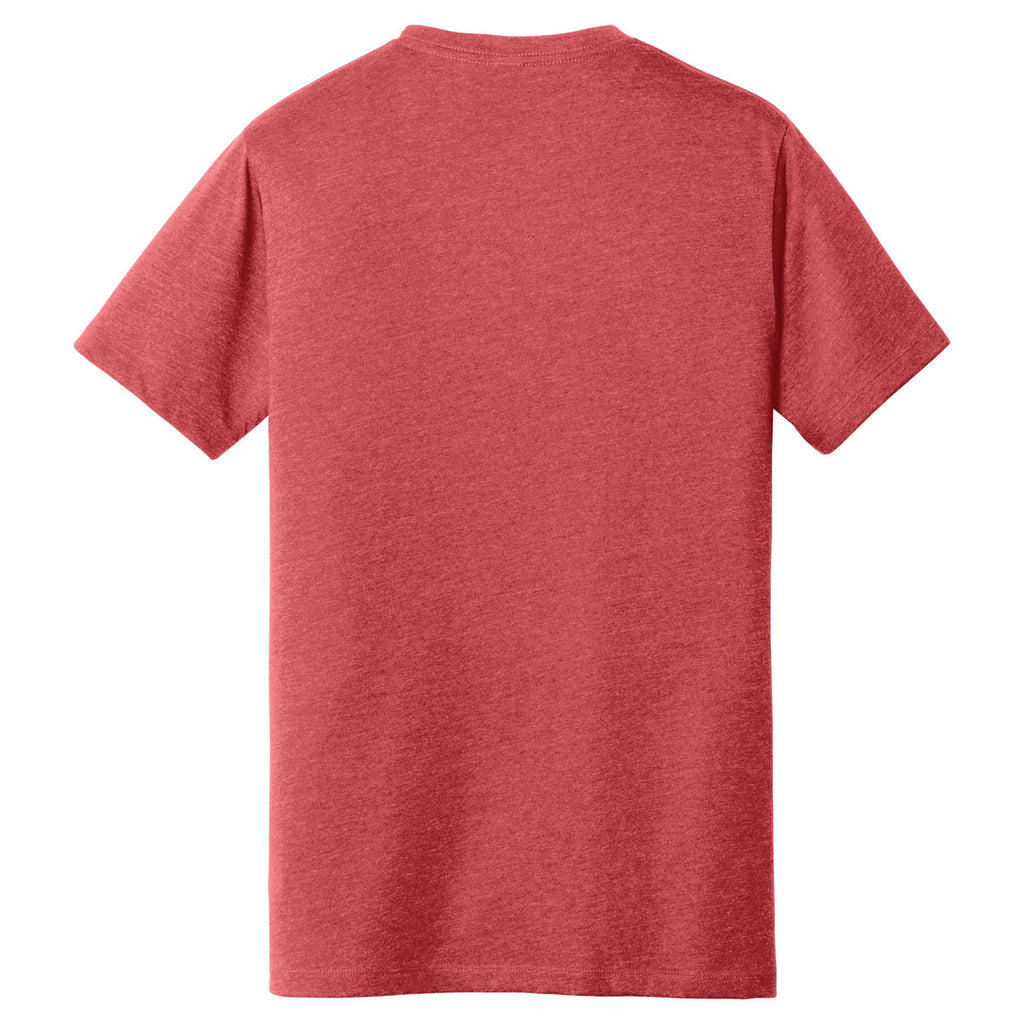 Alternative Apparel Men's Heather Red Rebel Blended Jersey Tee