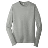 Alternative Apparel Men's Heather Grey Rebel Blended Jersey Long Sleeve Tee