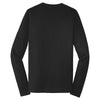 Alternative Apparel Men's Black Rebel Blended Jersey Long Sleeve Tee