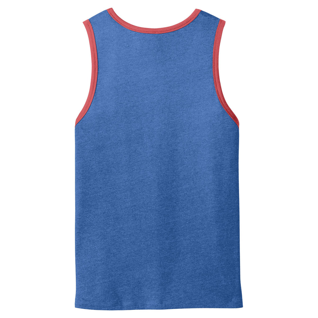 Alternative Apparel Men's Heather Rich Royal Rebel Blended Jersey Tank