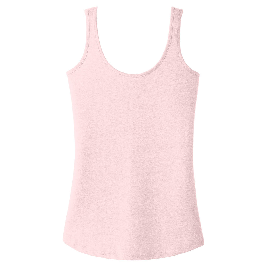 Alternative Apparel Women's Heather Rose Quartz Runaway Blended Jersey Tank