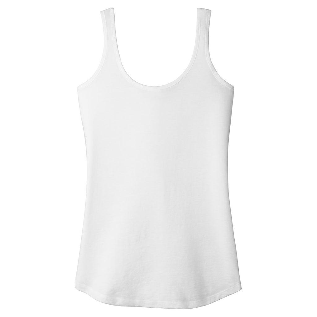 Alternative Apparel Women's White Runaway Blended Jersey Tank