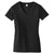 Alternative Apparel Women's Black Runaway Blended Jersey V-Neck Tee