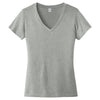 Alternative Apparel Women's Heather Grey Runaway Blended Jersey V-Neck Tee