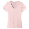 Alternative Apparel Women's Heather Rose Quartz Runaway Blended Jersey V-Neck Tee