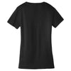 Alternative Apparel Women's Black Runaway Blended Jersey V-Neck Tee