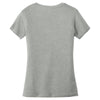 Alternative Apparel Women's Heather Grey Runaway Blended Jersey V-Neck Tee