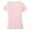 Alternative Apparel Women's Heather Rose Quartz Runaway Blended Jersey V-Neck Tee