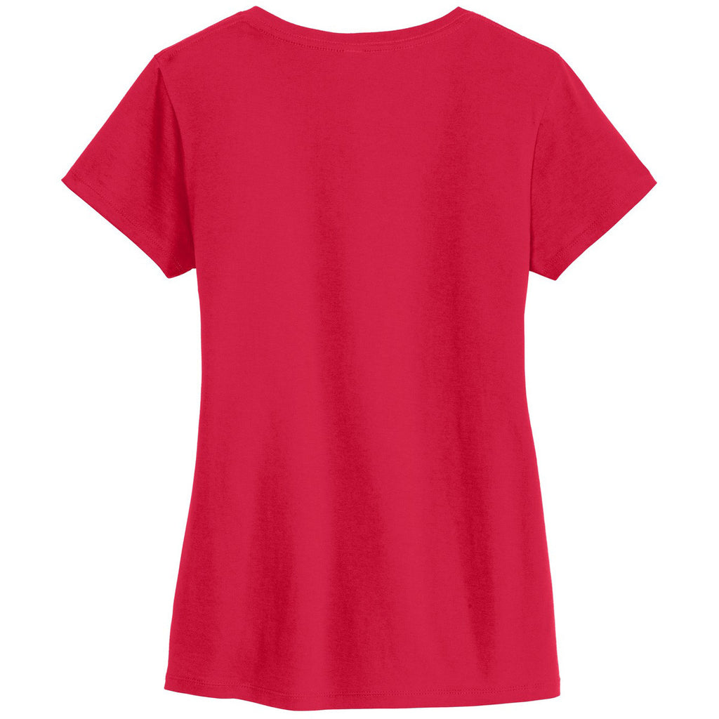 Alternative Apparel Women's Apple Red Legacy V-Neck T-Shirt